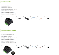 Controlador PLC Luckfox Lyra RK3506B, Controlador Lógico Programable Industrial, Pantalla Táctil de 1.9 Pulgadas, Ethernet Dual con PoE
