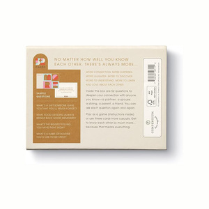 เกมสนทนาภาษาอังกฤษทั้งหมด ให้ความรู้เพิ่มเติม เชื่อมโยงคำถาม กระดาษเกมกระดาน การ์ดพร้อมอารมณ์สำหรับการสังสรรค์ - Product Image 1