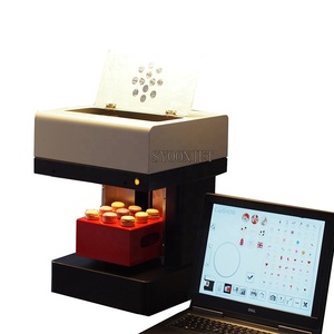 Máy In Cà Phê Tự Động 4 Cốc, Máy In Bánh Sô Cô La Máy In Ảnh Tự Sướng Máy In Cà Phê Cho Bánh Quy Cappuccino - Product Image 3