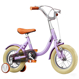 Vélo pour filles <span class=keywords><strong>WEIZE</strong></span> 3-5 ans avec roues d'apprentissage, guirlandes, panier, siège pour poupée, frein à rétropédalage, bleu, 1 vitesses - Product Image 3