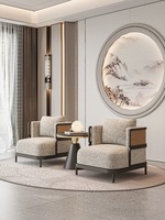 Dernier modèle de canapé de salon chinois Villa Appartement Canapé Chaise Coussin confortable Ensemble table et chaise haut de gamme Mobilier