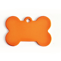 Plaques d'identification pour chien en métal en forme d'os, personnalisées, plaques d'identification pour chien en forme personnalisée, plaque de nom, pendentif
