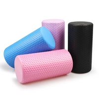 Rodillo de Espuma para Masaje de Yoga con Textura de Mármol para Relajación Muscular Profunda en Casa, Fisioterapia, Gimnasio y Ejercicio, Columna de EVA