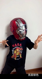 <span class=keywords><strong>Casco</strong></span> <span class=keywords><strong>de</strong></span> Motocicleta <span class=keywords><strong>Iron</strong></span> <span class=keywords><strong>Man</strong></span> Mk5 al por Mayor, con Apertura y Cierre Automáticos, Control por Voz y Táctil, para Cosplay - Product Image 5