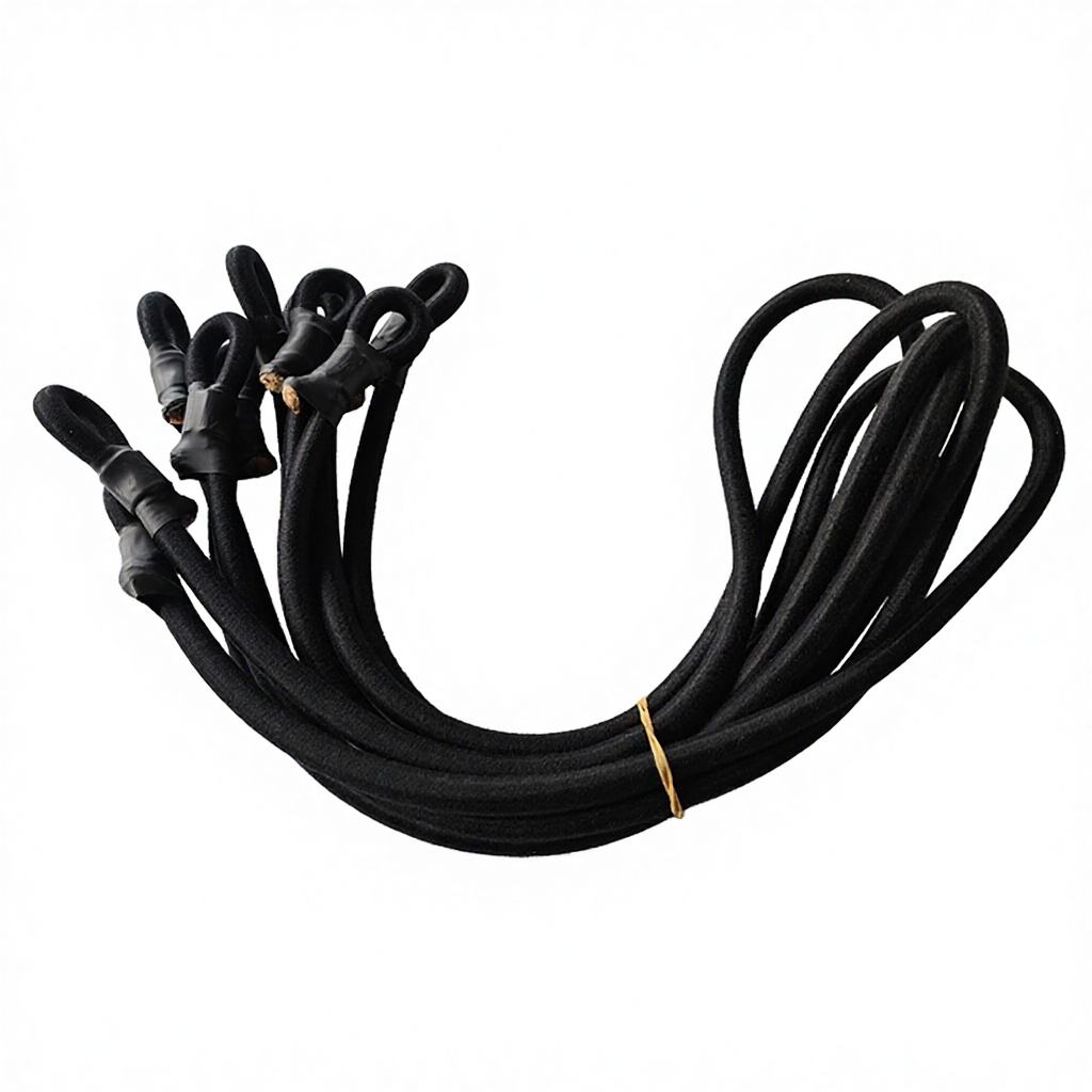 Corde élastique noire 10 mm 1,2 m