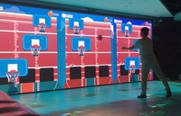 Simulateur de football interactif AR pour entraînement sportif en salle, jeu interactif mural AR, jeu de football pour enfants, aire de jeux