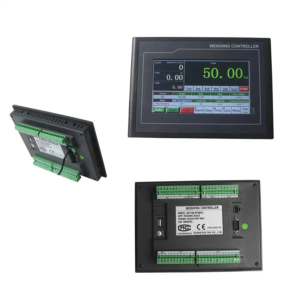 Touch Screen Verpakking Schalen Gewicht Controller BST106-M10 (Al)