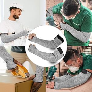 Factory Direct Customizable Level 5 HPPE Cut Resistant Kitchen Work Safety Gloves Durable Anti-Slip <b>Arm</b> <b>Sleeves</b> Washable <b>Arm</b> - Product Image 5