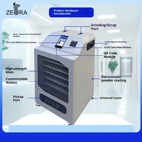 Armoire à outils CNC intelligente et compacte pour atelier, stockage d'outils de découpe et de consommables, système de suivi d'inventaire automatique, unité de rangement sécurisée