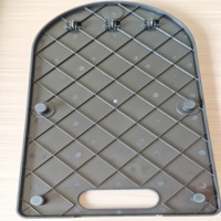 Planche coulissante en plastique Easy Glide avec roulettes, compatible avec l'appareil Thermix TM7, plateau roulant noir