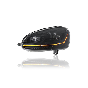 Ensemble de phares avant de voiture KGKB pour VW <span class=keywords><strong>Golf</strong></span> <span class=keywords><strong>5</strong></span> Mk5 2003-2011, phare LED avec animation de démarrage, plug and play, accessoires automobiles - Product Image 2