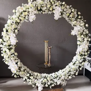 IFG 2022 arco rotondo verde di vendita caldo della decorazione dell'arco del fiore per la decorazione domestica di nozze di arty