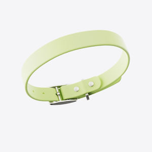 <span class=keywords><strong>Collar</strong></span> de PVC de alta calidad para mascotas, resistente al agua, duradero, resistente a las manchas, cómodo, personalizado con patrón sólido para todo tipo de mascotas - Product Image 2