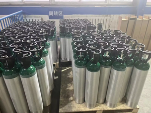 DOT ISO Aluminium 1-50L Nachfüllbarer Helium-Stickstoff-CO2-Gasflaschentank - Product Image 5