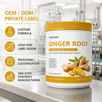 Poudre de gingembre OEM ODM de qualité alimentaire, à haute solubilité, faible en gras, saveur chaude, pour un bien-être et une alimentation saine