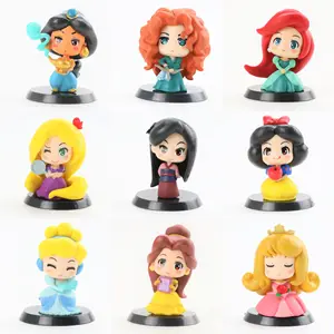 Soododo Ornaments Miniature Cartoon Princess Character Doll Key Chain Pendant Hot Selling Cute Princess Doll Desktop Decoration