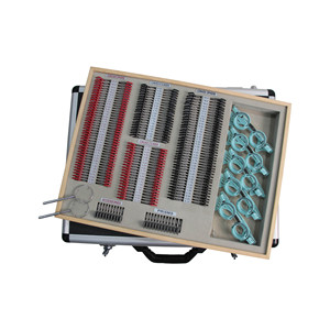 Ophthalmo logische Optometrie-Ausrüstung 266-teiliges Metall-Versuchs objektiv mit 5-teiligem Versuchs rahmen für Kinder - Product Image 4