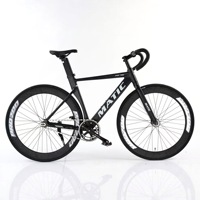 Vélo à pignon fixe ultra-rapide, léger, en alliage d'aluminium, aérodynamique, professionnel pour la course