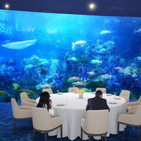Espace immersif 3D Écran holographique projecteur interagir éclairage plusieurs scènes décoration de mariage jeux de projection immersifs