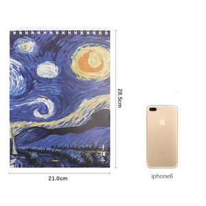 Oem A4 <span class=keywords><strong>Sketchbook</strong></span> <span class=keywords><strong>50</strong></span> trang của 100gsm Cartridge giấy bìa cứng cuốn sách phác thảo cho vẽ và phác thảo - Product Image 6