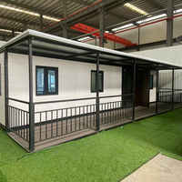Maison Modulaire de Luxe, Abri Conteneur Préfabriqué, Entrepôt Détachable en Structure Acier pour Atelier de Jardin