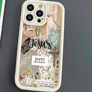 Schokbestendig Jezus Kruis Liefde Hart Tpu Telefoonhoesje Voor Iphone 7 8 X Xr Xs 11 12 13 14 15 16 17 Promax Air - Product Image 3