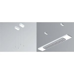 Lampada a LED con larghezza 8 cm, altezza 17 cm, profondità 5 cm, lampada a sospensione per uso interno - Product Image 1