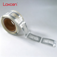 H76D Hot Sale Laxcen Mini HF Tag RFID Passivi Impermeabili F08 NFC 13.56MHz Dry/Wet Inlay per Controllo Accessi Telefonico