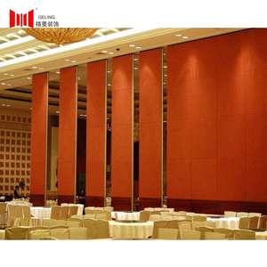 Cloisons de <span class=keywords><strong>bureau</strong></span> amovibles personnalisées en tissu avec cadre en aluminium pleine hauteur, pliables et économiques pour hôtel - Product Image 5
