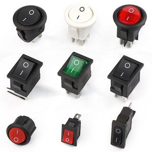 250VAC अधिकतम. गोल 3-पिन रॉकर स्विच, एलईडी लैंप 2 स्थिति पर/ऑफ पीले kcd1 23 मिमी - Product Image 5