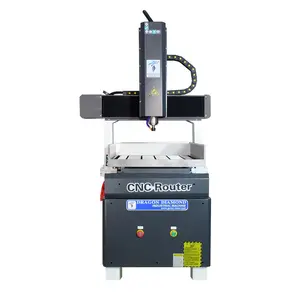 Mini 600x600mm küçük CNC Router 6060 taş ve alüminyum cnc router makine