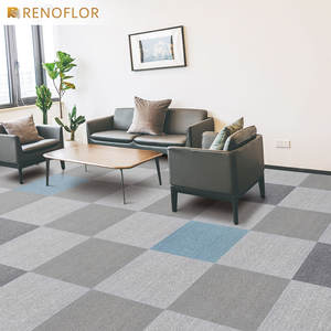 Hochwertige Konferenzraum-Modulare Bitumen-PP-Verriegelungs-Bodenfliesen 50x50 Teppichfliesen - Product Image 3