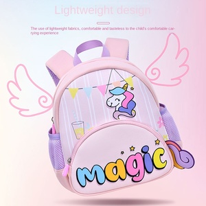 Zaino per la scuola materna 1-6 anni <span class=keywords><strong>Unicorno</strong></span> Cartone Animato Leggero Idrorepellente Traspirante per Bambini e Bambine - Product Image 4