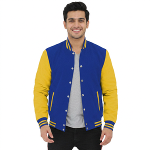 2025 Latest Design Customizable Canvas Varsity <b>Jacket</b> <b>Waterproof</b> Vintage Style Stand Button Style Pockets Unisex OEM Wholesale - Product Image 1