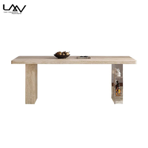 غرفة طعام بتصميم مبتكر مستطيلة مع مساحة تخزين لفيلا فندق + أكريليك أكسنت - Product Image 6