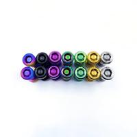 Vis de fixation en alliage de titane JNUnitedMetal M5*18 avec rondelles pour vélos de montagne et de route GR5, jeu de vis de fixation à verrouillage