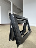 Toldo de ventana pequeña de aluminio con brida para instalación a prueba de huracanes NOA NFRC AS2047 Maimi Dade