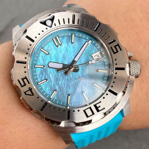 Tandorio 42mm montres monstres automatiques pour hommes cadran MOP NH35A 20BAR AR saphir 3.8 heures montres mécaniques lumineuses pour hommes - Product Image 1