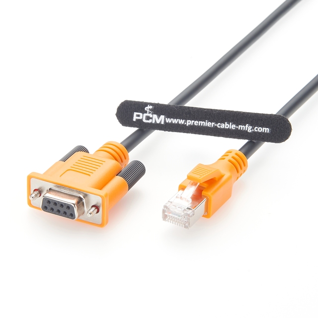 Cisco Compatible 6 ft Rollover Console Cable RJ45 Male to DB9 Female 72-3383-01