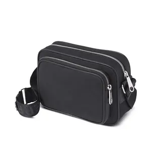 Sac à bandoulière en Nylon Compact avec Logo de créateur, sac à dos à bandoulière minimaliste, sac à bandoulière léger, sac de Sport de gymnastique