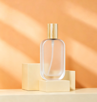 Bouteilles en verre rectangulaires personnalisées avec logo, bouchon à vis, pour lotion hydratante, emballage cosmétique vide, produits de soin de la peau, sérum
