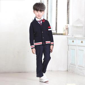 Uniformes scolaires pour élèves du primaire et du secondaire, vêtements pour enfants, ensembles de pulls et de cardigans pour enfants - Product Image 5