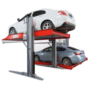 Tabitha Élévateur <span class=keywords><strong>de</strong></span> stationnement double manuel à 2 poteaux en métal pour extérieur, modèle TTPP606, capacité <span class=keywords><strong>de</strong></span> charge 2700 kg, garantie 5 ans, à <span class=keywords><strong>vendre</strong></span> - Product Image 1
