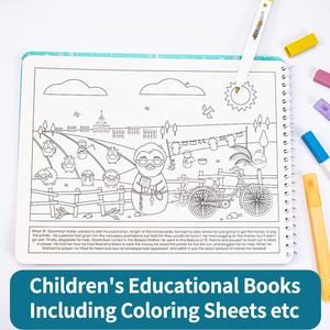 Aangepaste Herbruikbare Sticker Boeken Voor Kinderen Statische Film Sticker Boeken Waterdicht Drukke Activiteit Stickers Boeken Voor Meisjes Jongens - Product Image 5