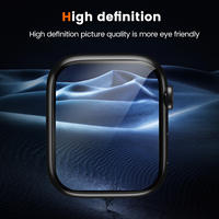 Protection d'écran en film TPU/PET 3D pliable à chaud, anti-poussière, couverture intégrale, personnalisée en usine, pour montre connectée, étanche