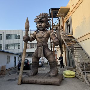 Modelo de Guerrero Inflable de 5.5m de Altura, <span class=keywords><strong>Forma</strong></span> Personalizada, Estatua de Personaje de <span class=keywords><strong>Película</strong></span> Inflable para Exhibición - Product Image 3