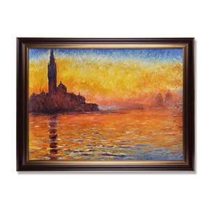 Pintura al óleo de alta calidad, óleo de la famosa reproducción artística de Claude Monet Sunrise - Product Image 4