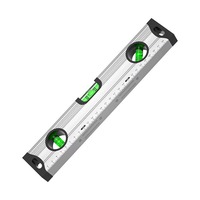 Règle de nivellement en alliage d'aluminium de haute précision de qualité industrielle règle de niveau d'eau magnétique forte pour la décoration intérieure