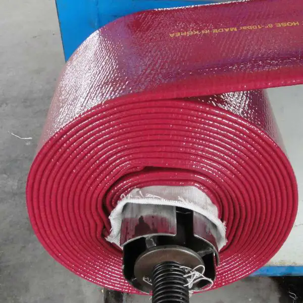 Màu xanh/đỏ/vàng/màu xanh lá cây Linh Hoạt Pvc Nằm Phẳng Ống Azul/rojo/amarillo/verde linh hoạt pvc laicos tubo thấu kính phẳng