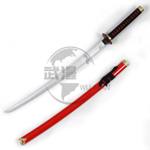 ดาบ ABS สีแดง แบบญี่ปุ่น อนิเมะ <span class=keywords><strong>Fate</strong></span> <span class=keywords><strong>Saber</strong></span> โอคิตะ โซจิ ของเล่นคอสเพลย์ ชุดดาบไม้ไผ่ สำหรับเด็กและผู้ใหญ่ - Product Image 3